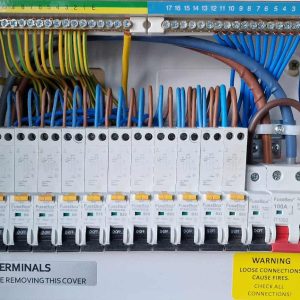 Consumer unit upgrade London — fuse board with surge protection